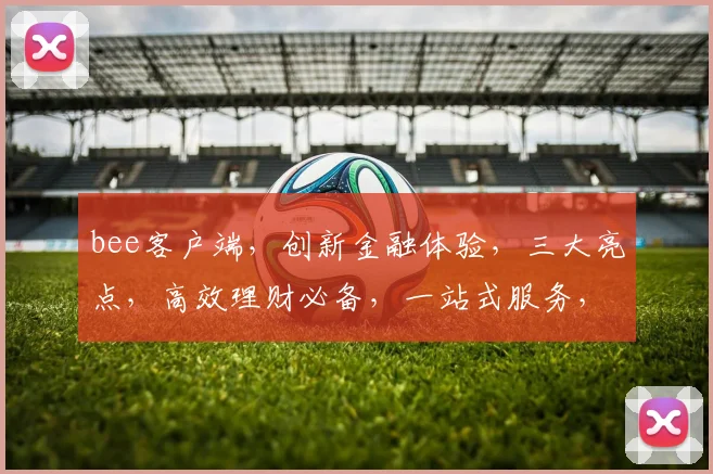 bee客户端，创新金融体验，三大亮点，高效理财必备，一站式服务，体验非凡，值得拥有